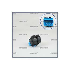 Bouton d'ouverture de la vitre gauche bleu pour Kangoo 3 Master 3 Movano 10-Auto Switches Double Bleu 8200108269 - Product Image 1