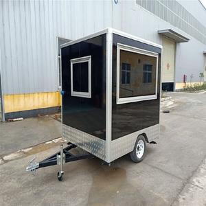 Food Truck Fully Equipped Hotdog Cart Mobile Restaurant Car <b>Trailer</b> Street Popcorn Churros Food Cart on <b>Wheels</b> - Product Image 1