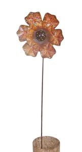 Nouveau design bâton de jardin en forme de feuille de fleur vente en gros piquet de jardin en métal élégant bâton de plante de fleur de fer qualité durable - Product Image 4