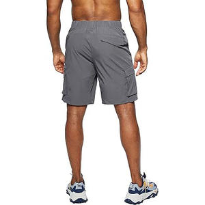 กางเกงขาสั้นคาร์โก้แฟชั่นสำหรับผู้ชายแบบใหม่มีหลายกระเป๋าโลโก้ปรับแต่งได้ - Product Image 4