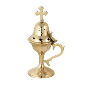 Quemador de Incienso Independiente de Latón con Mango de Madera de Agar, Diseño de Estrella de Anís, Accesorios Religiosos de Lujo, Regalos, Gran Venta - Product Image 4