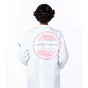 เสื้อโค้ทห้องแล็บทางการแพทย์สำหรับโรงพยาบาลเสื้อโค้ทผ้าทอ - Product Image 2