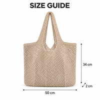 Sac fourre-tout tricoté personnalisé, design à ouverture large, logo personnalisé pris en charge, vente en gros directe d'usine