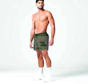 Vente en gros de shorts de sport pour hommes, shorts de gymnastique décontractés, pantalons avec caractéristiques anti-rides et écologiques, service OEM disponible - Product Image 2