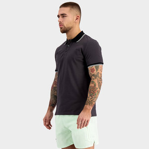 T-shirt polo personnalisé de haute qualité pour hommes pour l'été décontracté à manches courtes surdimensionné unisexe en toile de polyester motif solide - Product Image 4