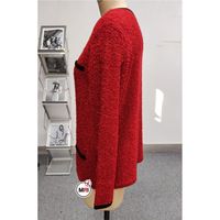 Suéter de lana fino y transpirable para mujer, conjunto de vestido informal con estampado a la moda para otoño e invierno, conjunto de ropa de oficina para fiesta de Navidad y Año Nuevo 2023