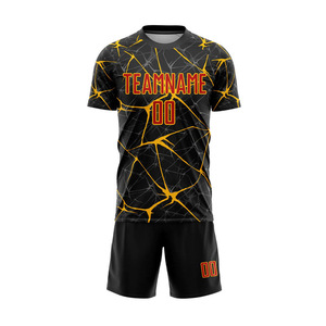 Camiseta de fútbol de poliéster 100%, nueva ropa de equipo, de alta calidad uniforme de fútbol, conjunto de uniforme de fútbol para hombres, ropa de fútbol - Product Image 1