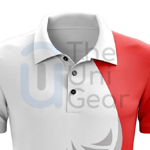 Logo personnalisé été tricoté en polyester à manches courtes décontracté pour hommes femmes séchage rapide de haute qualité - Product Image 2