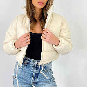 2026 Winter <b>Jackets</b> and Coats Irregular Solid Color Sleeveless Hoodie Vest Top <b>Jacket</b> <b>Cropped</b> Puffer Down Coat Women <b>Jacket</b> - Product Image 2
