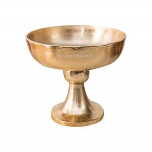 Golden Flower Bowls Metal Flower <b>Vase</b> Elegant Wedding Centerpieces <b>Vase</b> for Home Event Party Tabletop Decoration - Product Image 2