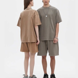 Servicio de Fabricación de Conjuntos de Camiseta y Pantalones Cortos con Impresión Personalizada de Marca Privada, Conjunto de Dos Piezas de Verano, Empaque y Marca Personalizados - Product Image 6
