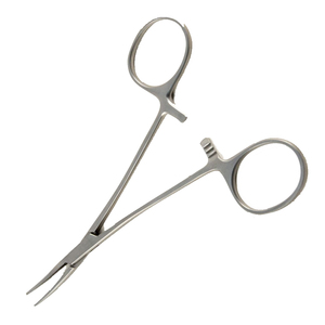 Pince hémostatique courbée dentelée en acier inoxydable pour moustiques Source d'alimentation manuelle à bas prix - Product Image 3