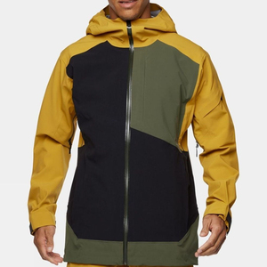 Veste de pluie de grande taille pour hommes, conception personnalisée, vestes imperméables de pluie en nylon/polyester souple - Product Image 2