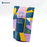 Matériau biodégradable PLA impression numérique sac debout personnalisé emballage de matériaux de qualité alimentaire pochettes sur pied