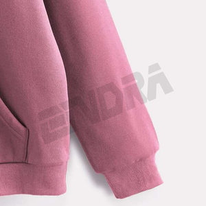 Sudadera con capucha de hombro caído con forro térmico con cordón y bolsillo de canguro sudadera cálida para hombres y mujeres ropa de invierno - Product Image 2