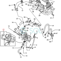 HITACHI New Turbo for Control Kit for Vamos Move Latte Custom Cast Style PIXIS TRUCK MEGA CRUISER 2000-2001 OE S1760-E0M40