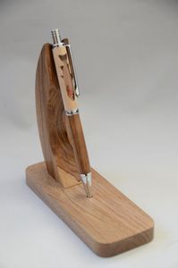 Ensemble de stylos cadeau de luxe de haute qualité en bambou fait à la main personnaliser stylo en bois avec logo gravé avec boîte en bois - Product Image 4