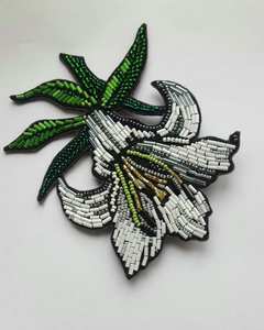 Llavero de Aleación con Cuentas de Flores, Bonito, Impermeable, Duradero, Ecológico, Colgante para Bolso, Coche, Regalo para Mujer, Artesanía, Bordado - Product Image 3