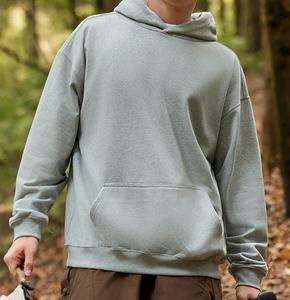 เสื้อฮู้ดสวมหัวแบบสวมหัวของผู้ชายเสื้อสเวตเตอร์ผ้าฝ้าย100% ขนาดใหญ่ชุดสตรีทพร้อมฮู้ดสำหรับฤดูหนาวกำหนดเอง - Product Image 4