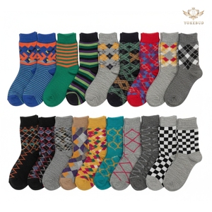 Chất Lượng Tốt Nhất Tùy Chỉnh In Cotton Thoáng Khí Crew Vớ Thể Thao Cá Nhân Đầy Màu Sắc Vớ Thiết Kế Logo OEM Bán Buôn Cho Thanh Niên - Product Image 1