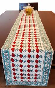 Camino de mesa de algodón 100% perfecto para el hogar, mesas de comedor, función de eventos, decoración de boda, alta calidad, sostenible, reutilizable, elegante - Product Image 3