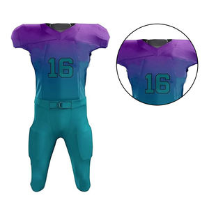 Manches courtes meilleure qualité hommes portent des uniformes de sport hauts de football américain maillot de football américain pour hommes - Product Image 4