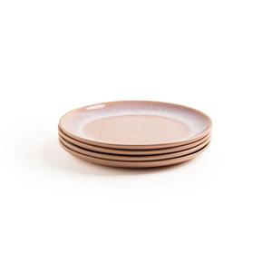 Blush Pink Ceramic Dinner <b>Plate</b> Set Smooth Matte Glaze Durable Stackable Design Perfect for Modern Home Dining - Product Image 2