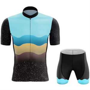 New Fashion Men's <b>Cycling</b> Uniform Custom Wholesale Sets in All Sizes Lightweight Plus Size <b>Cycling</b> Gear - Product Image 1