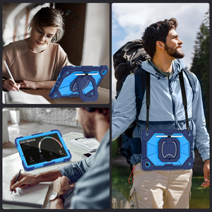 Custodia Protettiva Robusta Antiurto in PC e Silicone con Supporto per <span class=keywords><strong>Samsung</strong></span> <span class=keywords><strong>Galaxy</strong></span> <span class=keywords><strong>Tab</strong></span> A11 Plus A9 Plus 11 Pollici - Product Image 6
