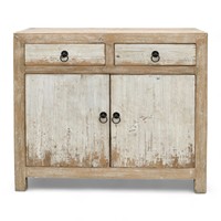 Vintage Holzschrank Antik Rustikale Ausführung Recyceltes Massivholz Klassisches Design Verstellbarer Schrank Wohnzimmer Krankenhaus