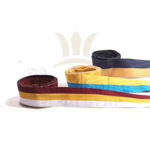 OEM Haute Qualité Miniature Ruban Médaille Service Gros-Grain Tissu Pays Drapeau Couleurs Récompenses Médaille Drapé - Product Image 6
