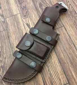 Cuchillos de caza rastreadores de calidad premium Mango de madera Cuchillo rastreador de Damasco - Product Image 6