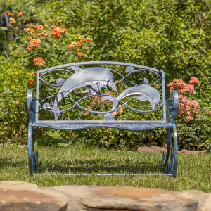 Nouvelle finition industrielle métal fer extérieur meubles de jardin banc de patio pour les sièges au prix de gros de l'exportateur indien - Product Image 3