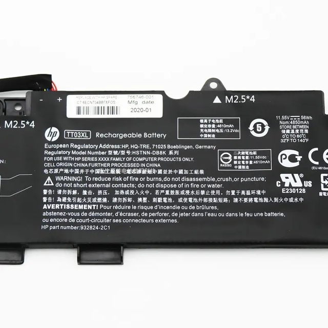 Laptop Replacement Battery TT03XL Battery for HP EliteBook 755 850 G5 ZBook 15u G5 G6 Laptop Battery