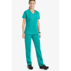 Enfermera atlética para mujer Scrubs Joggers Spandex médico Scrubs uniforme para ropa de trabajo de hospital - Product Image 1