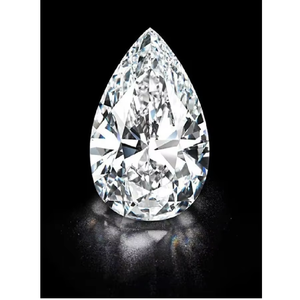 Diamante Blanco Cultivado en Laboratorio, Corte Pera Superior, Gema Suelta con Acabado Brillante para Diseños de Joyería Fina - Product Image 2