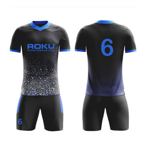 Uniforme de football personnalisé de haute qualité pour adultes, vêtements de sport en polyester de grande taille, nom de l'équipe, logo direct du service OEM, couleurs personnalisées - Product Image 6