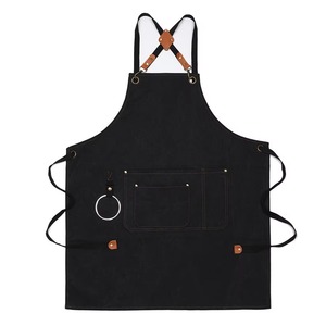 Tabliers de cuisine imperméables en coton et polyester personnalisés avec logo, écologiques, pour cafés et restaurants - Product Image 6