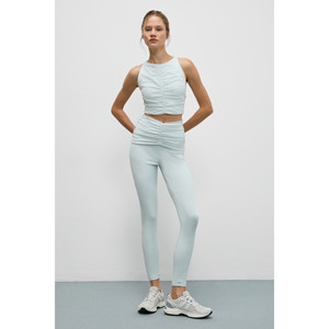 Urban Beat STRINVA Women's Stretch and Soft <b>Textured</b> Waist Gathered <b>Leggings</b> - Product Image 4