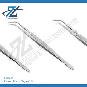 Instrument dentaire professionnel Premier Dental Flagg 6 1/4 en acier inoxydable, curette dentaire manuelle à double extrémité, certifié CE, ZS-9889 - Product Image 2