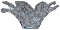 Décoration d'intérieur de luxe Tammaro Home Radice Lilac en verre de Murano, design artisanal italien haut de gamme