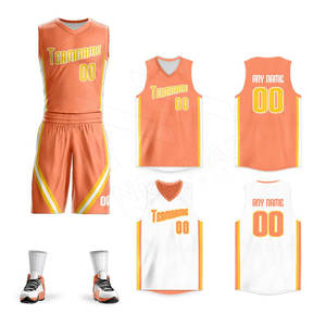 Youth Basketball Uniform Sets <b>Shirts</b> and Shorts Team Name Customized Sublimation Basketball Uniform Bsci, <b>Polyester</b>, Sportswear - Product Image 3