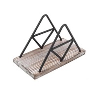 Porte-serviettes en métal moderne de qualité supérieure, distributeur de mouchoirs fait main, durable, design minimaliste personnalisable, forme rectangulaire pour