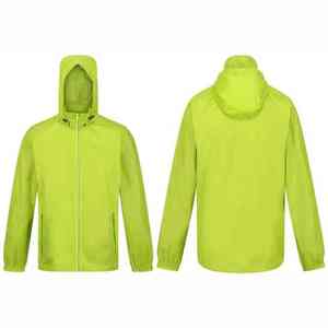 Chaqueta cortavientos con capucha de nailon ligera informal con estilo para hombre, ropa de calle, moda para deportes al aire libre, chaquetas para hombre con cremallera para correr - Product Image 1