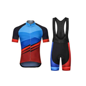 Vente en gros respirant séchage rapide hommes cyclisme uniforme léger Compression manches courtes haut vêtements de cyclisme pour hommes - Product Image 6