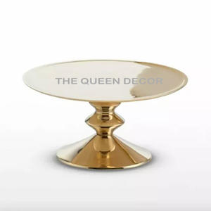 Modern 3 Tier Aluminum <b>Cake</b> <b>Stand</b> with Hammered Design Glossy Finish Dessert Cupcake Holder for Parties & Weddings - Product Image 2