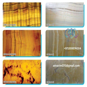 Dalles de marbre onyx naturel de qualité supérieure, pierre décorative pour murs et sols - Product Image 3