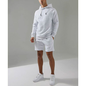 Conjunto corto de 100% algodón para hombre, novedad, logotipo personalizado, secado rápido, transpirable, para el verano, patrón sólido, a la venta a precio mayorista - Product Image 4