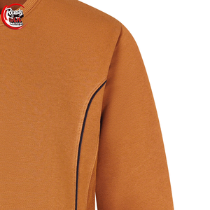 Mustard Plain Sudadera Sudaderas OEM Personalizado Tallas grandes Hombres Oversize BlankSweatshirt para hombres - Product Image 5