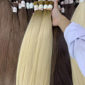 Extensions de cheveux en vrac au prix de gros, fortes et soyeuses, doublement noyées, 100 grammes, couleurs ombrées 8 pouces - Product Image 1